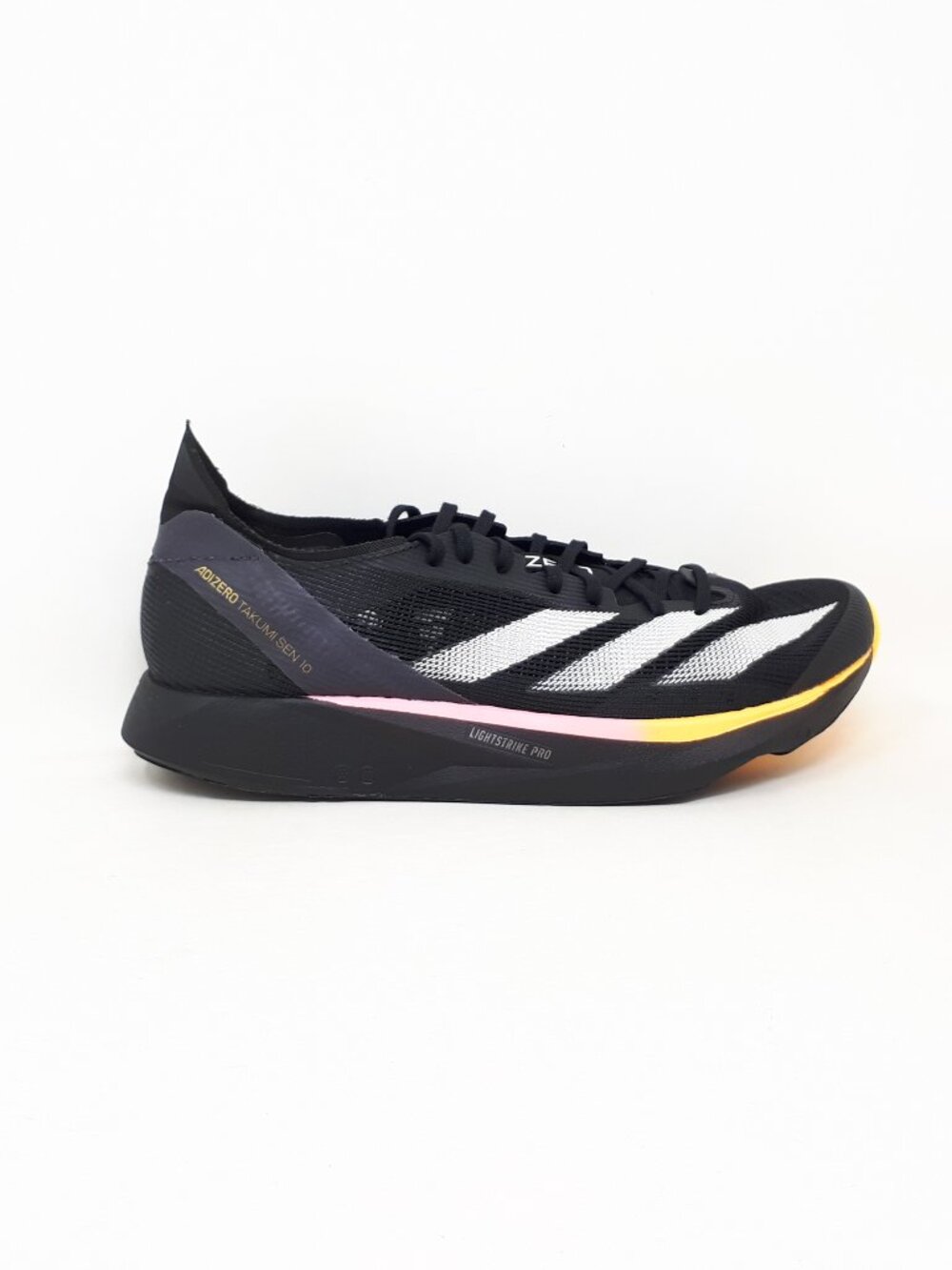 Adidas Adizero Takumi Sen 10 Black ID2794 Running Shoe Sneaker Womens Size NEW